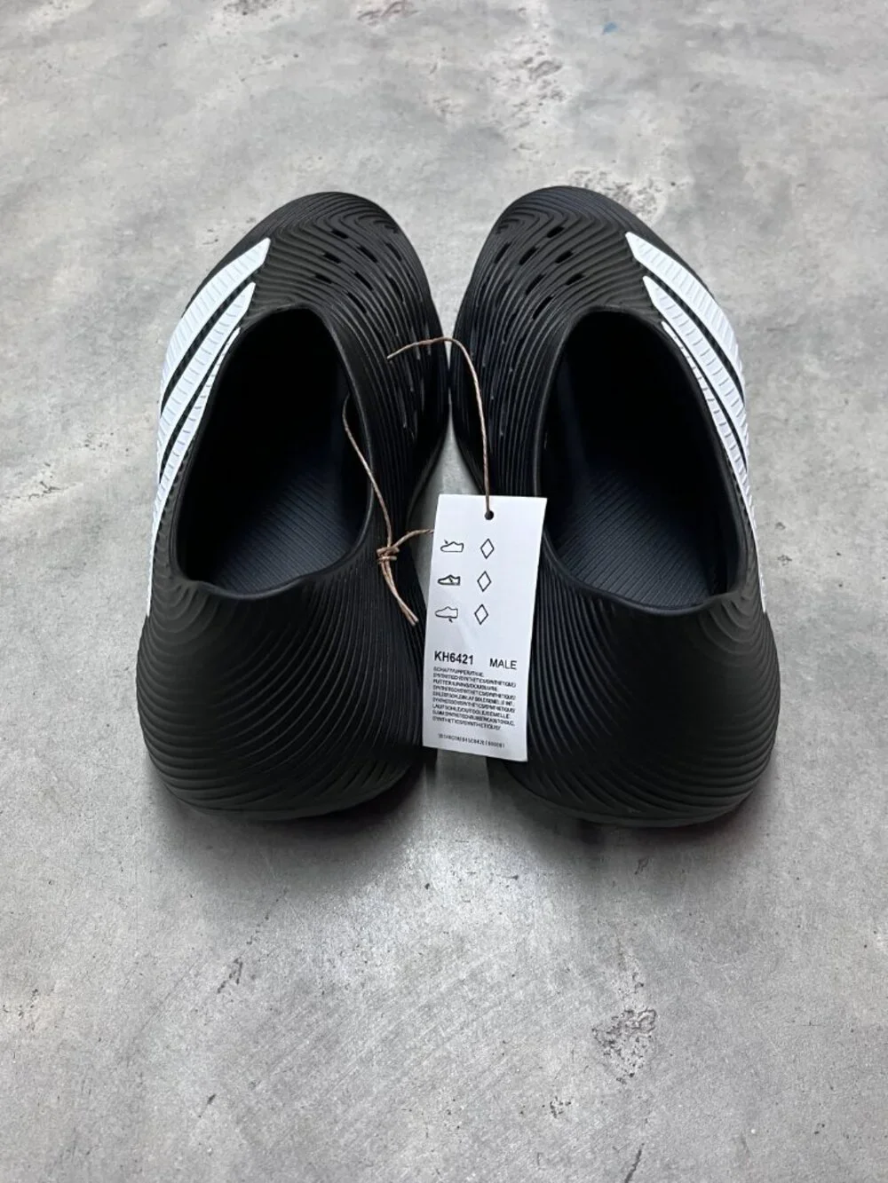Adidas Purechill Post-Workout Recovery Slides Black White Men's KH6421 - New